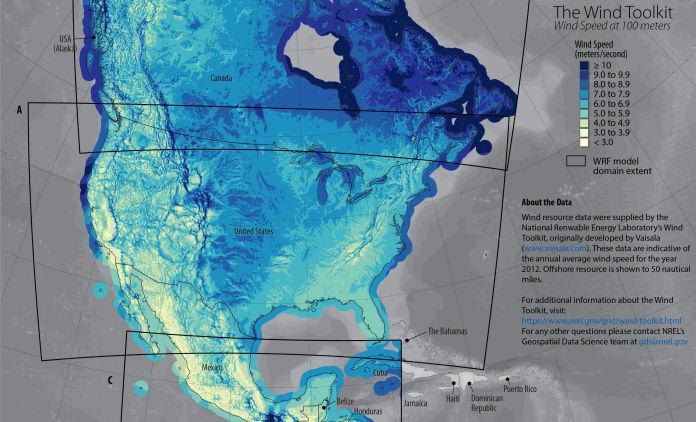 Wind Integration National Dataset (WIND) Toolkit by the National Renewable Energy Laboratory