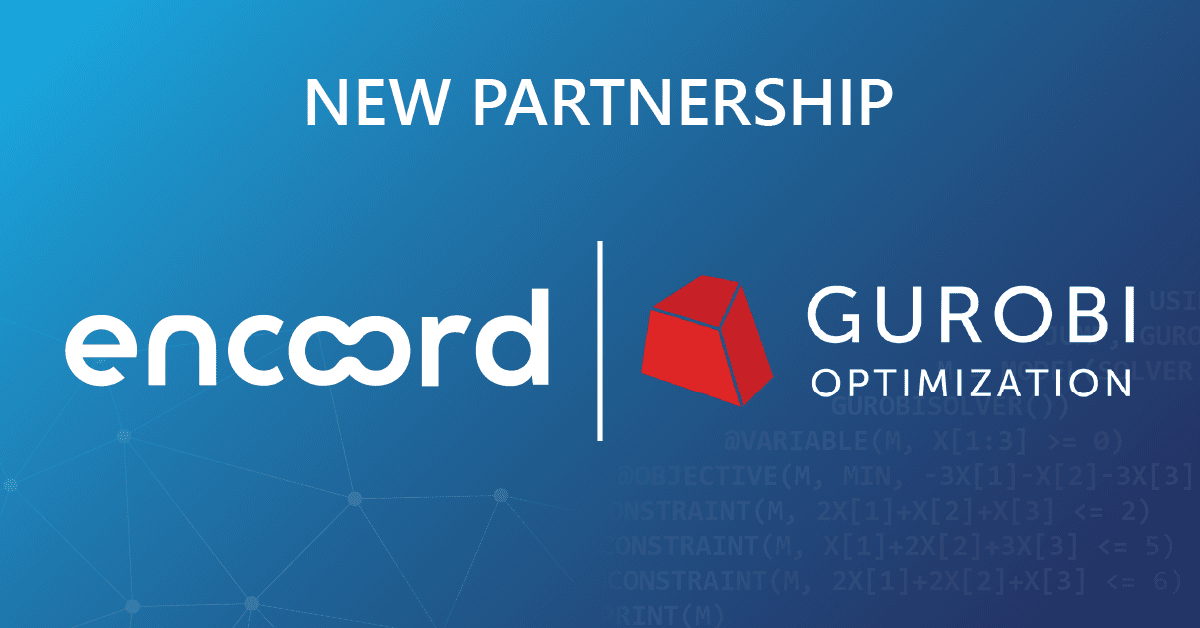 Press Release · Gurobi and encoord Announce New Partnership