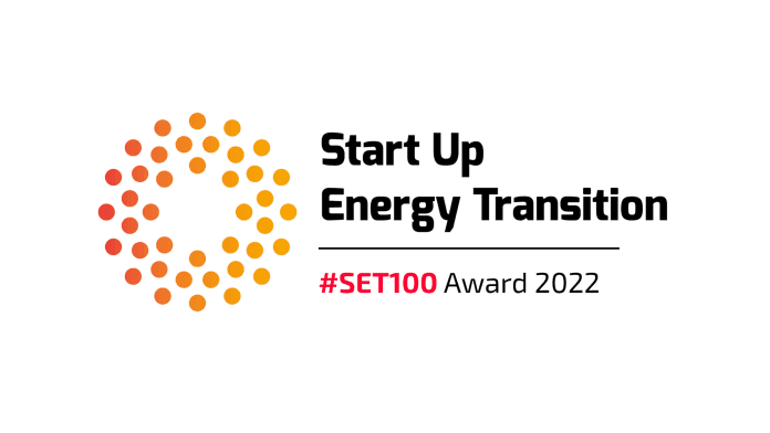 Award · SET100 · Start Up Energy Transition