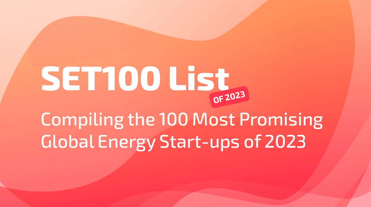 Award · SET100 · Start Up Energy Transition