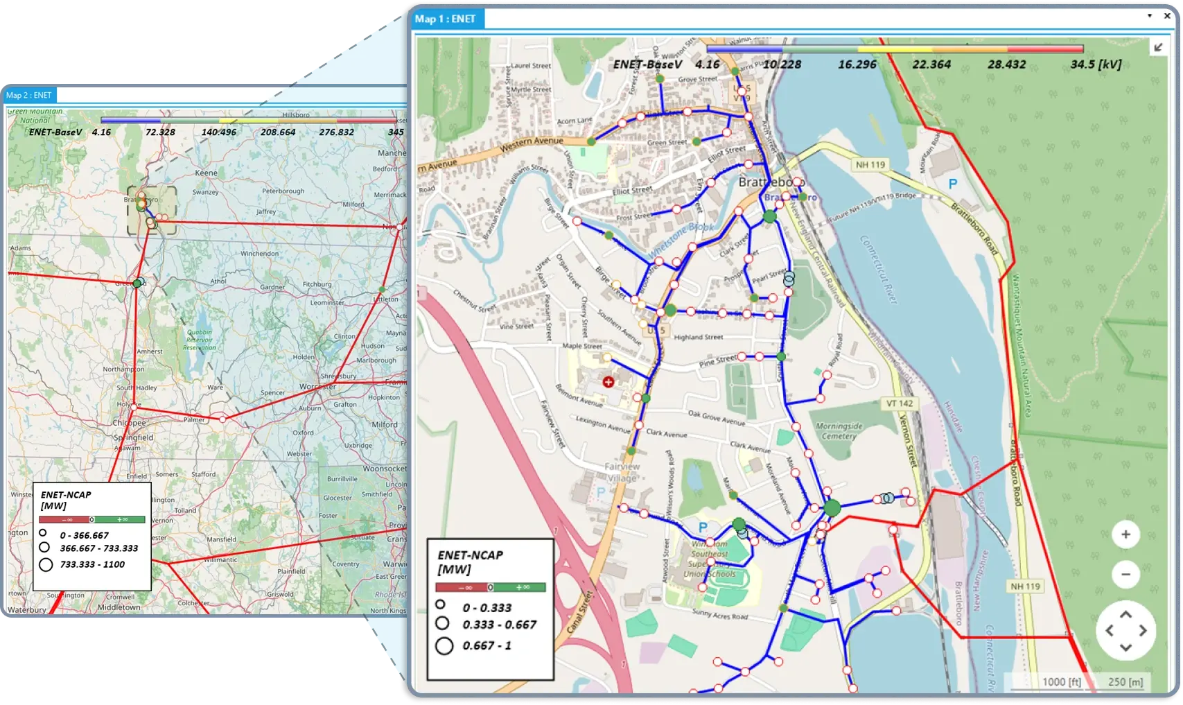 Step 2: Visualize Transmission and Distribution Systems in a Single Unified Model