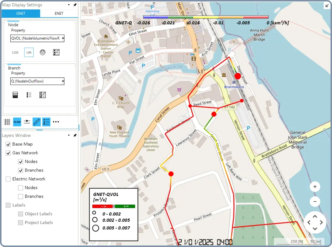 Step 1: Model the Gas Distribution System